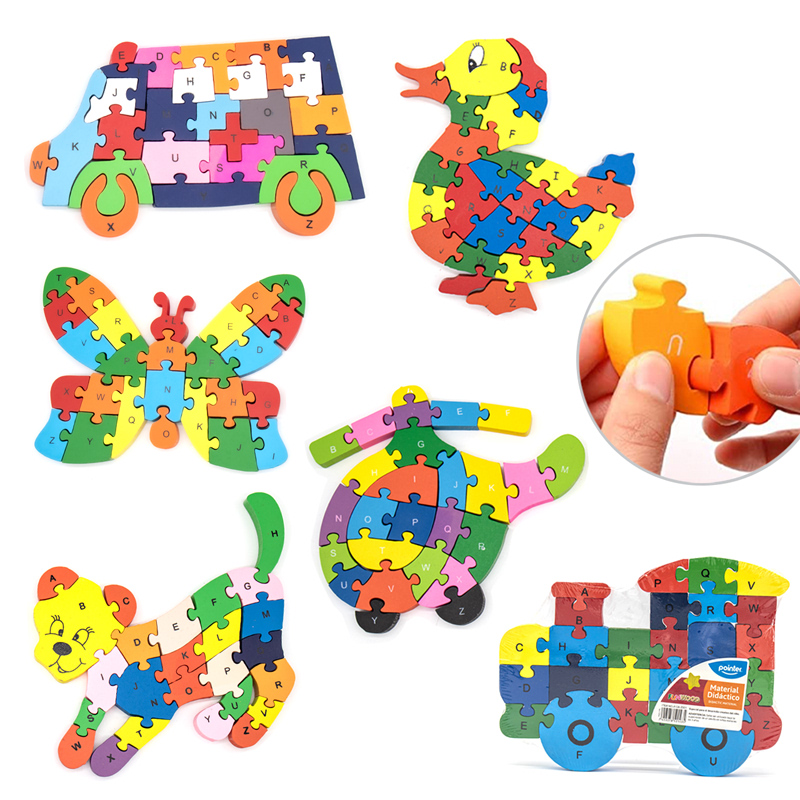 ROMPECABEZAS DIDACTICO INFANTIL DE MADERA