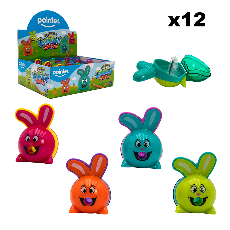 SACAPUNTAS x 12 PIEZAS