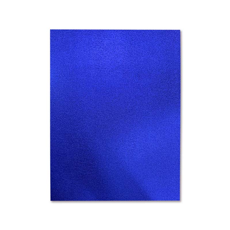 FOAMY ESTAMPADO METALIZADO AZUL REAL - DOBLECARTA 30x40CM