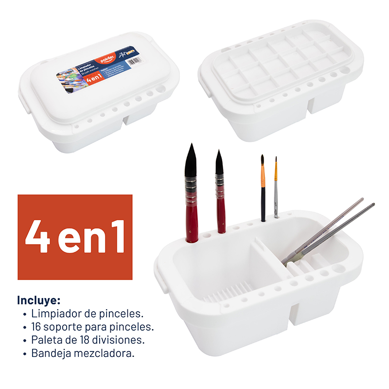 SET LIMPIADOR DE PINCELES