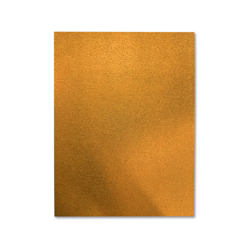 FOAMY ESTAMPADO METALIZADO NARANJA - DOBLECARTA 30x40CM