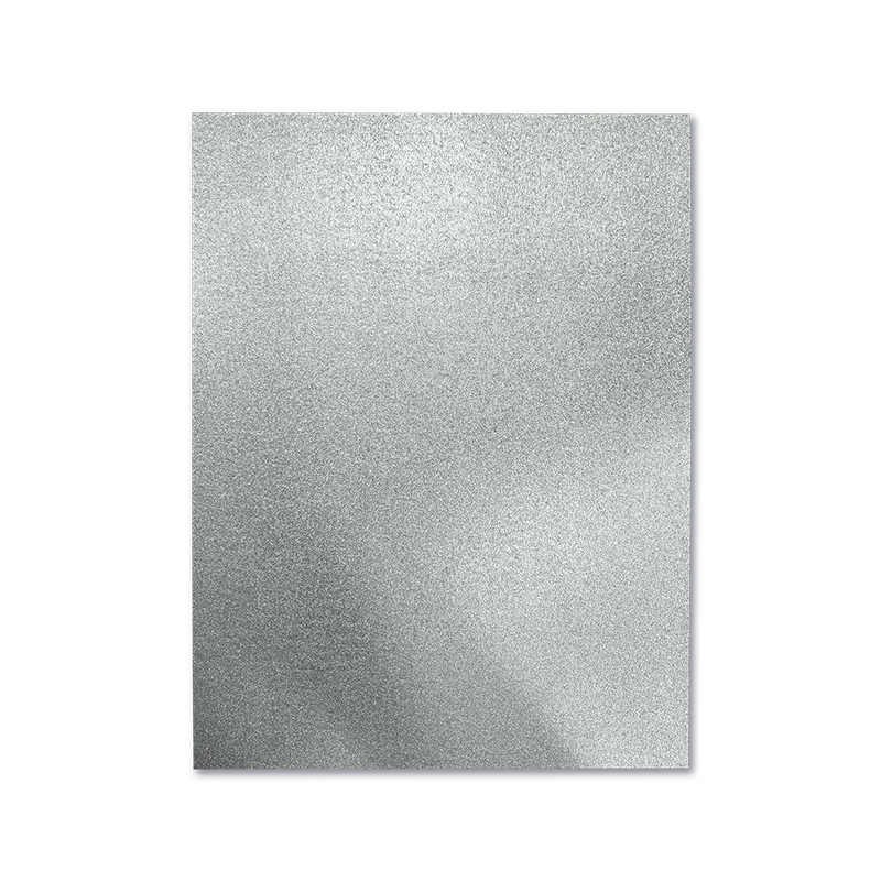 FOAMY ESTAMPADO METALIZADO PLATA ALPACA - DOBLECARTA 30x40CM