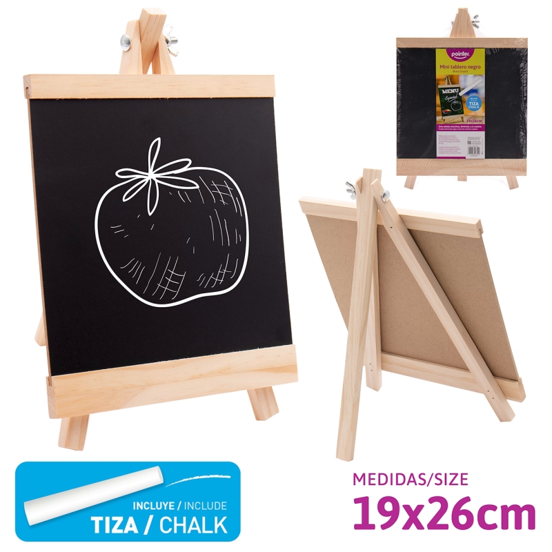 TABLERO NEGRO 19 x 26cm