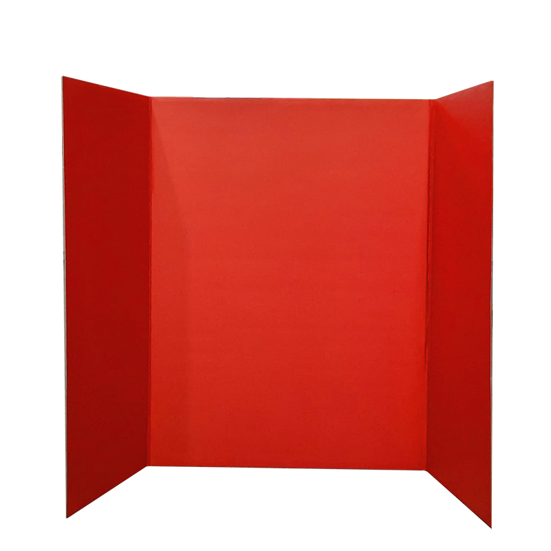 TABLERO TRIPTICO ROJO 102x71cm