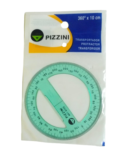 TRANSPORTADOR PIZZINI - 360°x10CM