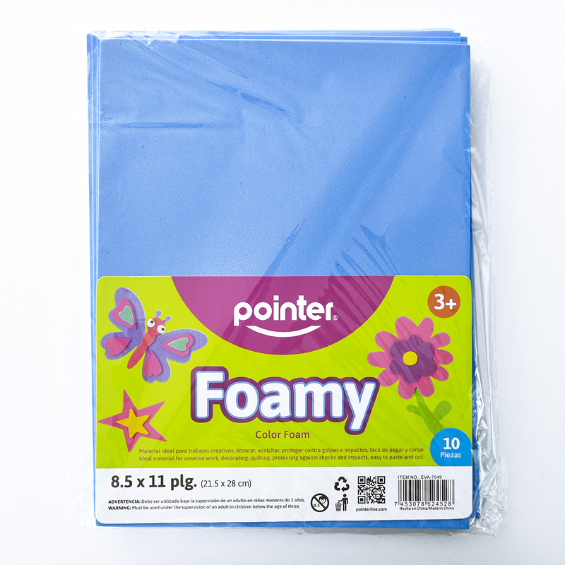 FOAMY LISO AZUL CIELO - CARTA (20x30CM)