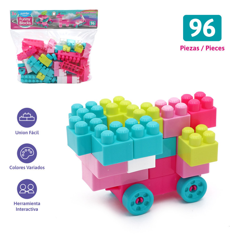 BLOQUES PARA ARMAR x96PZAS