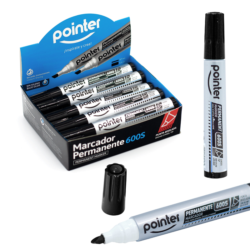 MARCADOR PERMANENTE NEGRO