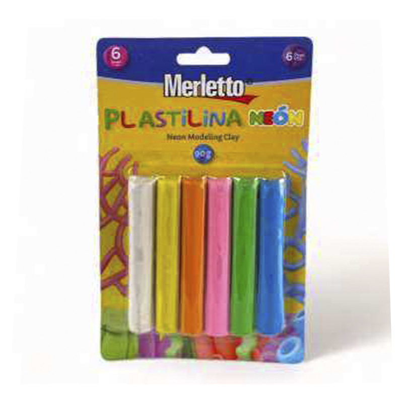PLASTILINA NEON 90g