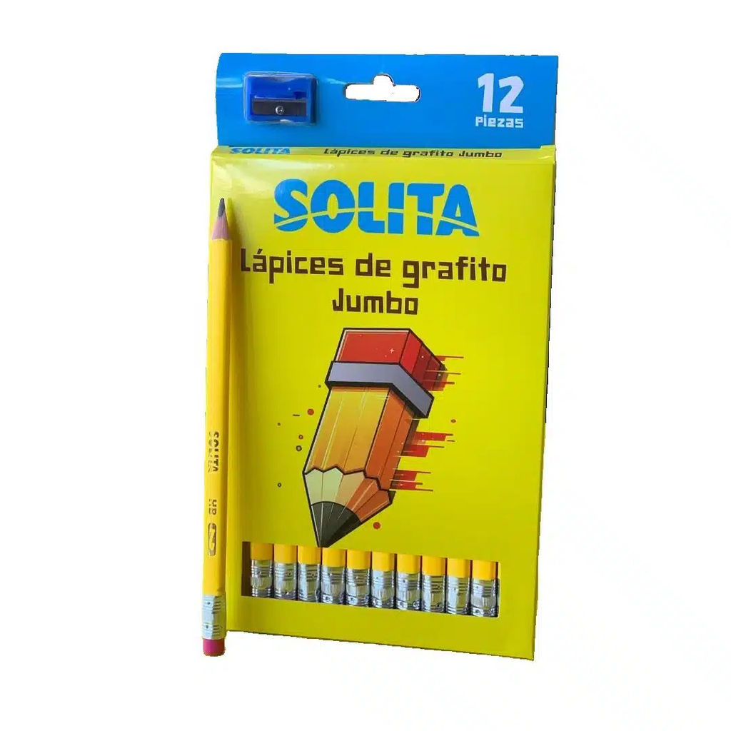 LAPICES DE GRAFITO JUMBO X12