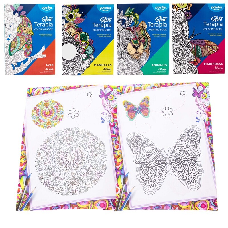 LIBRO DE COLOREAR - ARTE TERAPIA