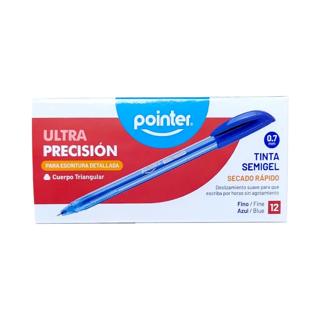 BOLIGRAFO AZUL ULTRA PRECISION 0.7MM