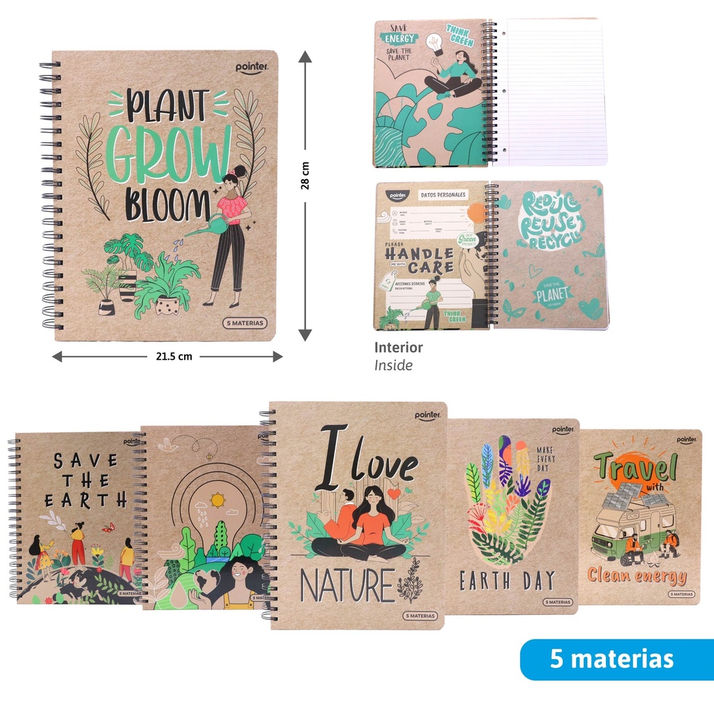CUADERNO 5 MATERIAS