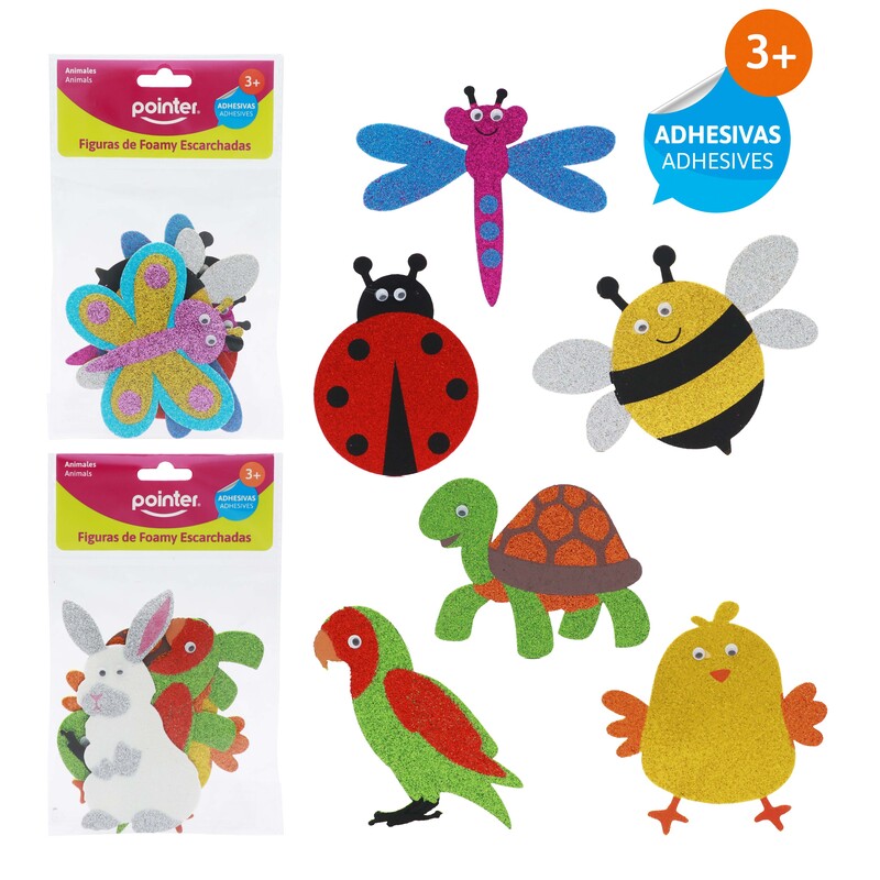 FIGURAS DE FOAMY (ANIMALES)