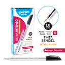BOLIGRAFO SEMIGEL NEGRO ULTRA INTENSO 1.0MM