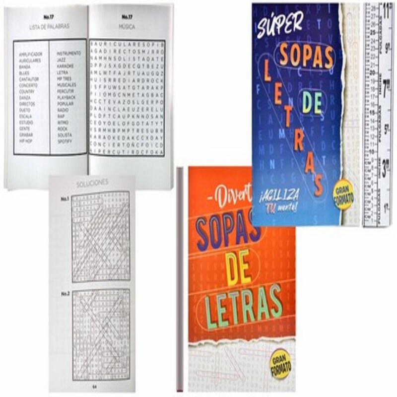 LIBRO SOPA DE LETRAS 80PG