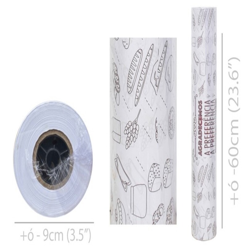 PAPEL D/ REGALO MONOLUCIDO 60CM X 100MTS