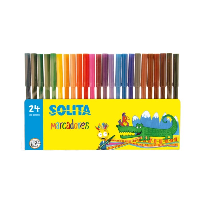 MARCADORES PUNTA FINA X 24