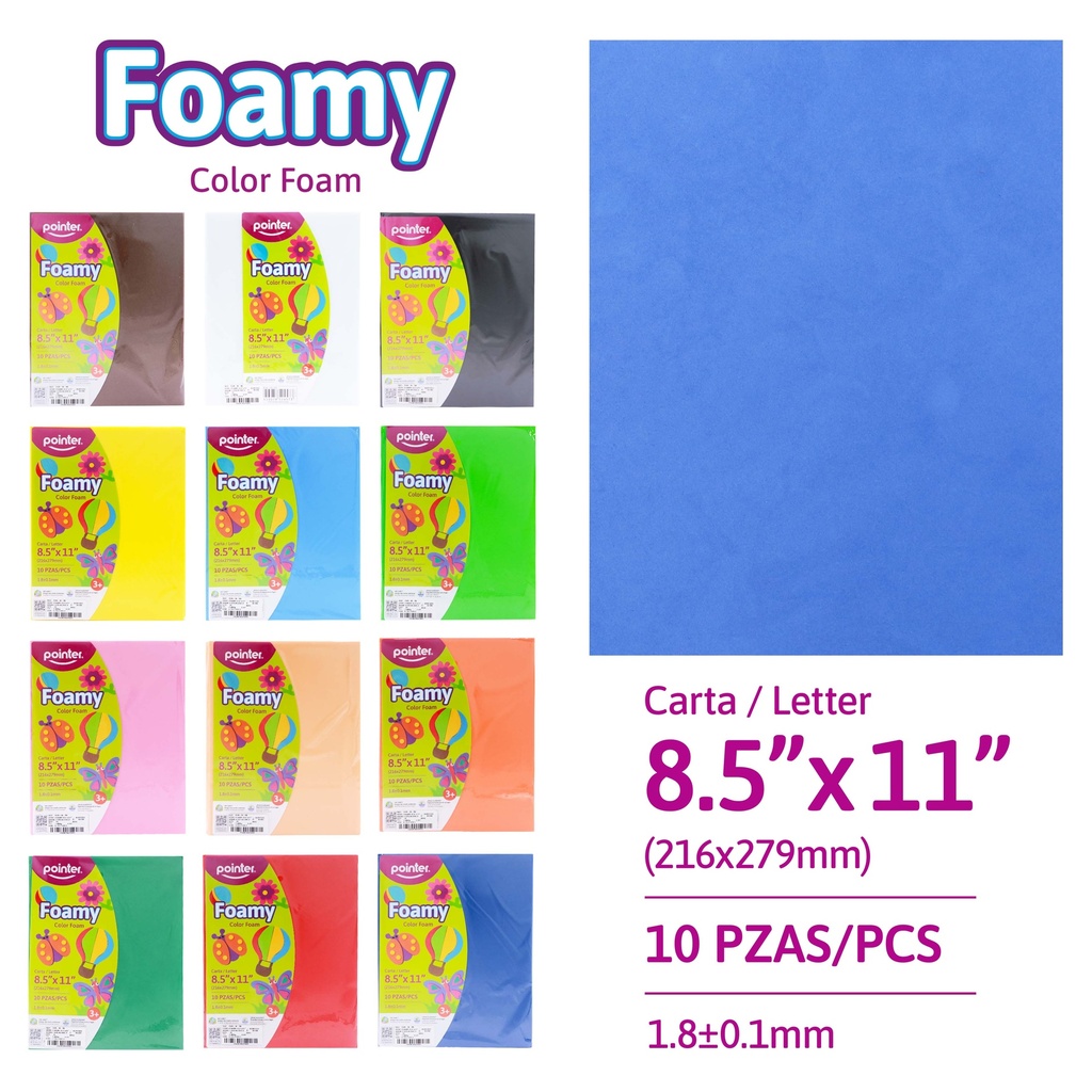 FOAMY 8.5"x11" 