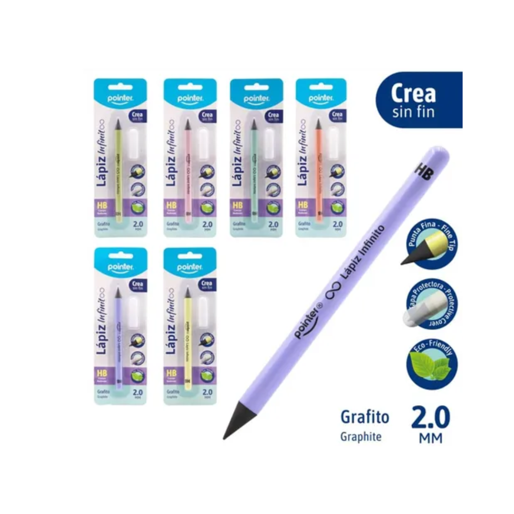 LAPIZ INFINITO SENCILLOS/TRIANGULARES  