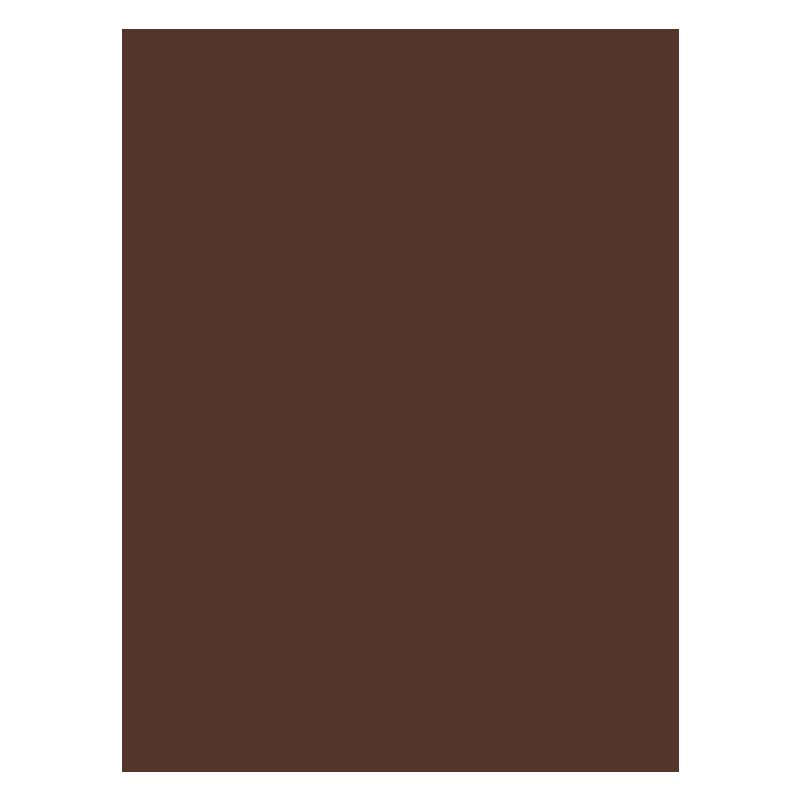 FOAMY LISO MARRON CHOCOLATE - DOBLECARTA 30x40CM