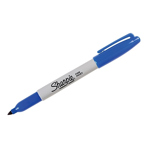 MARCADOR SHARPIE FINO AZUL