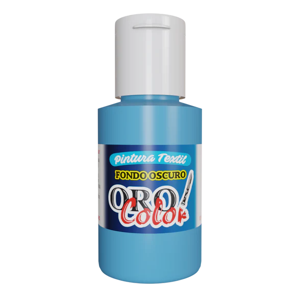 PINTURA TEXTIL FONDO OSCURO AZUL CIELO 30ML