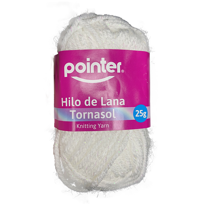 HILO DE LANA PARA MANUALIDADES BLANCO TORNASOL - 25GRS