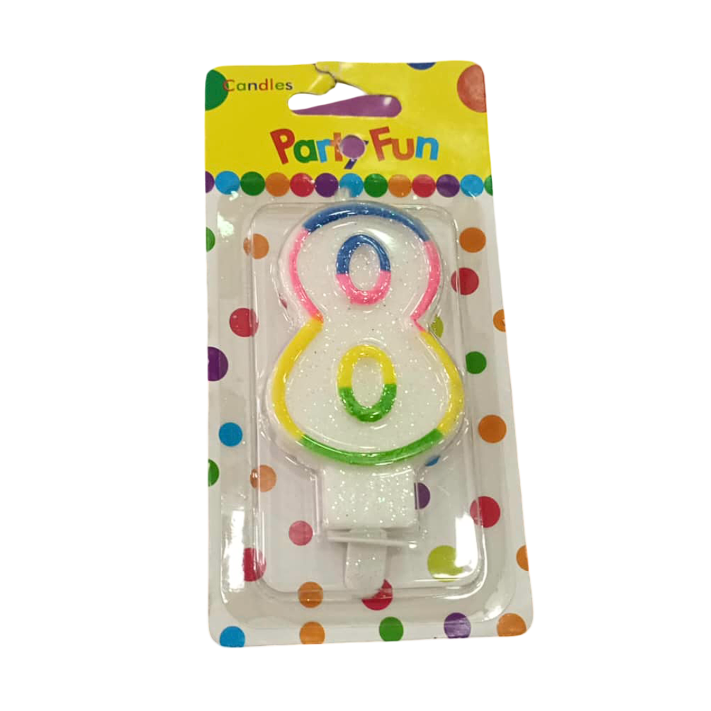 VELAS DE CUMPLEAÑOS NUMEROS