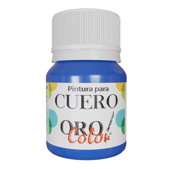 PINTURA PARA CUERO AZUL NEON 30ML