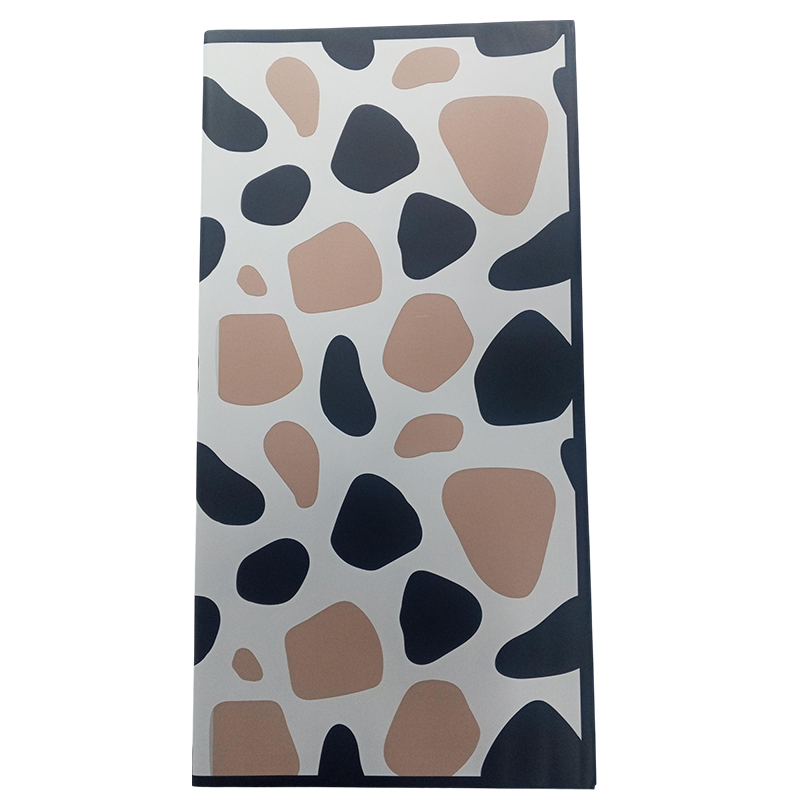 PAPEL COREANO OUYA BITONO OPACO ANIMAL PRINT - JIRAFA/ROSA 58x58CM 