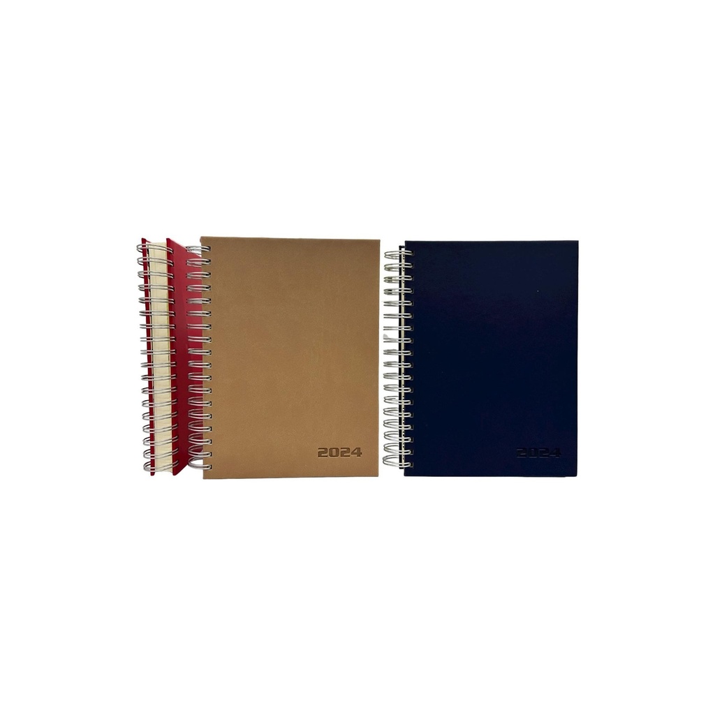 AGENDA B5 DIARIA BORDE DORADO