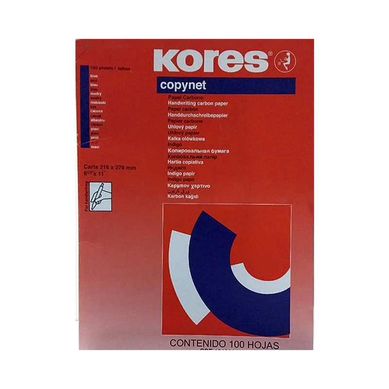 PAPEL CARBON CARTA AZUL