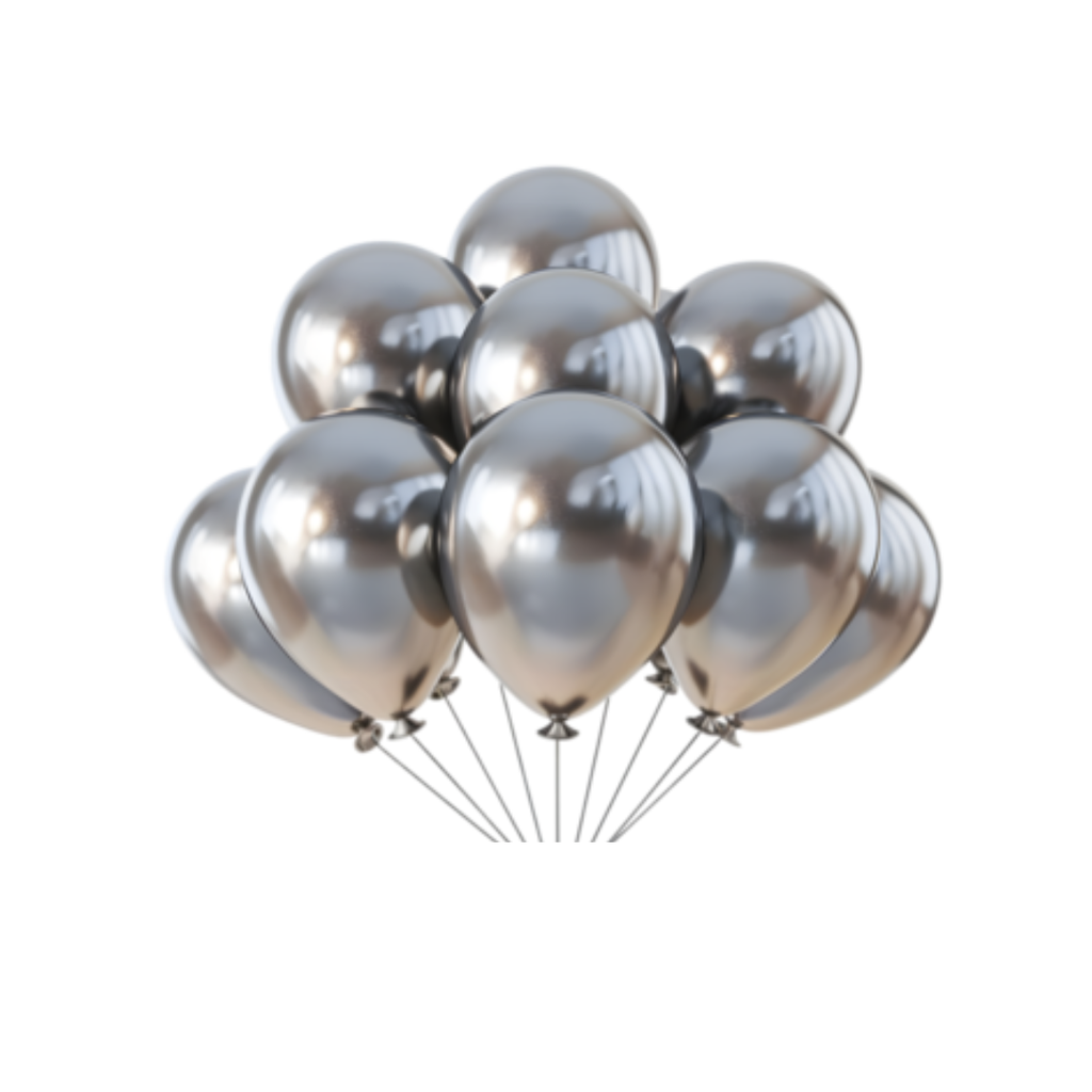 GLOBO PLATEADO N0 17