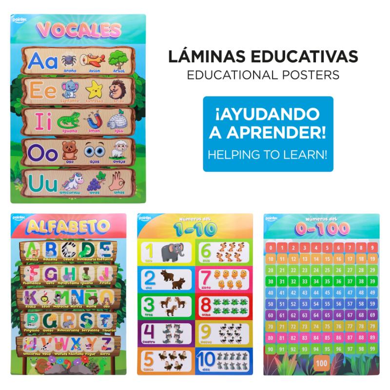 LAMINAS EDUCATIVAS 50x70CM