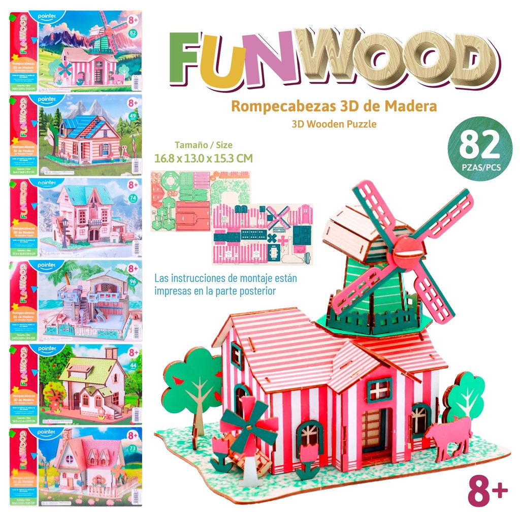 ROMPECABEZAS 3D (CASAS)