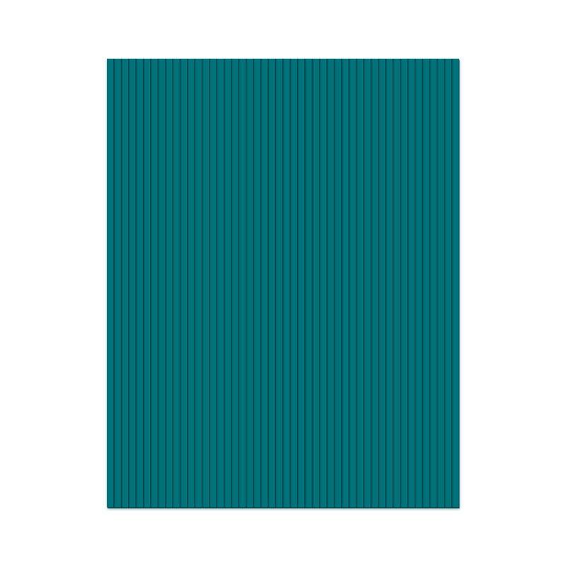 CARTULINA CORRUGADA AZUL TURQUESA 
