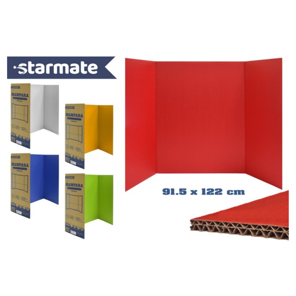 TABLERO TRIPTICO 36X48'' COL. SURTIDOS