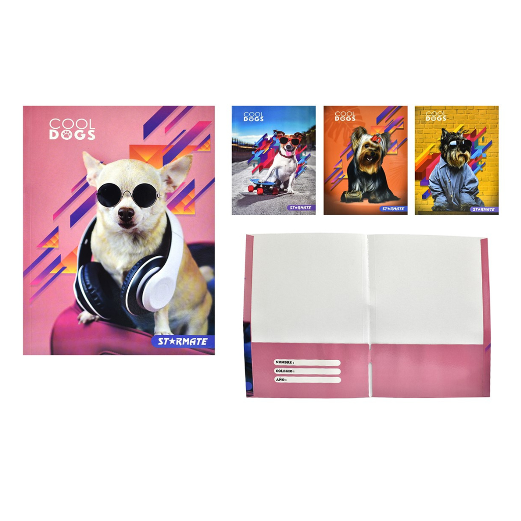 CARPETA - 22.86X30.48"- DISEÑO - PERRITOS