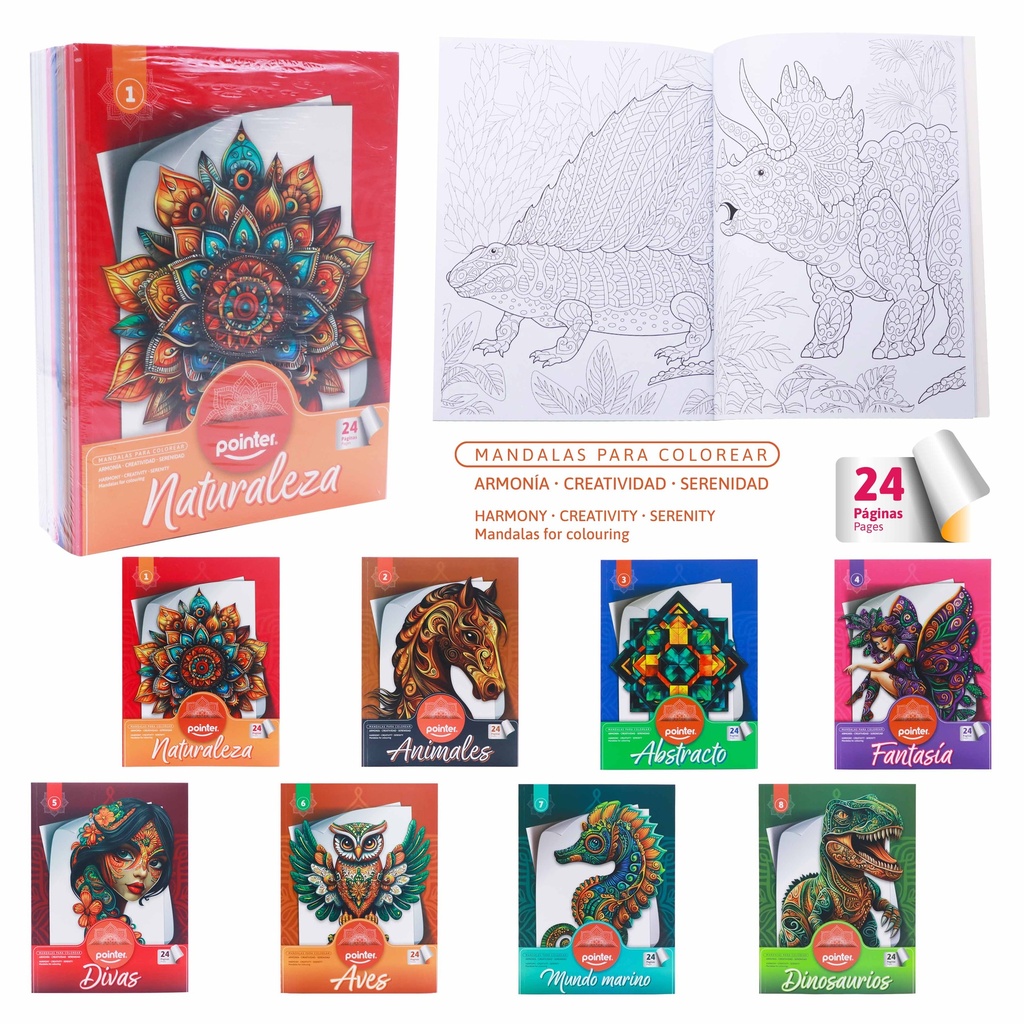 LIBRO PARA COLOREAR MANDALA