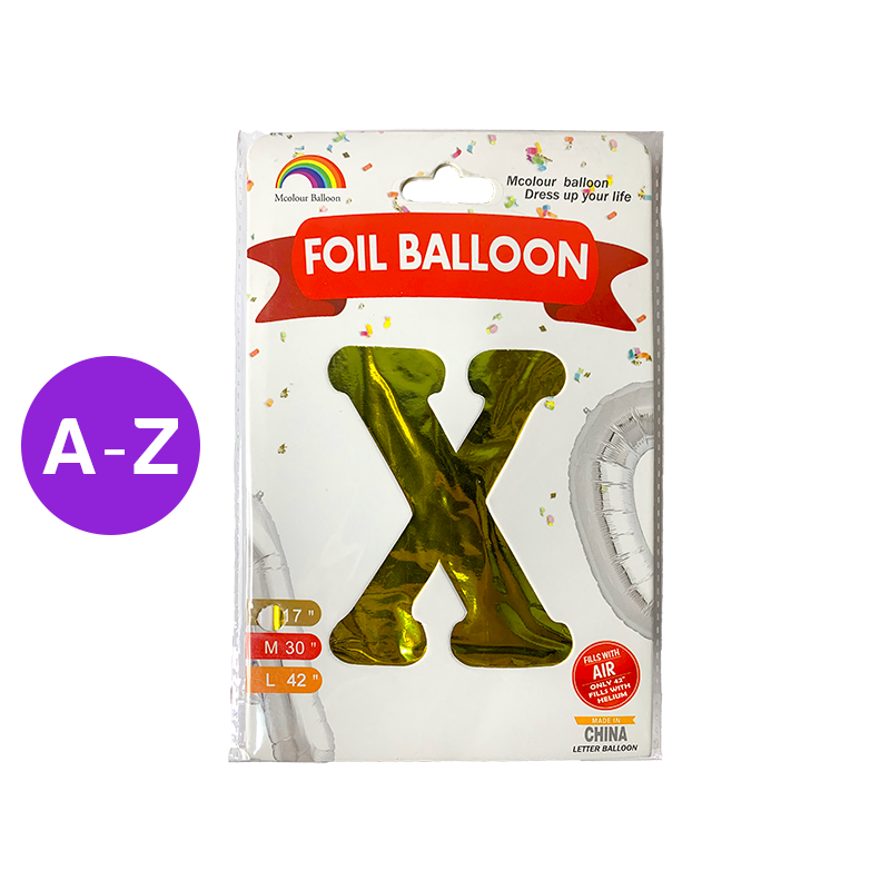 GLOBOS LETRAS TALLA 17 