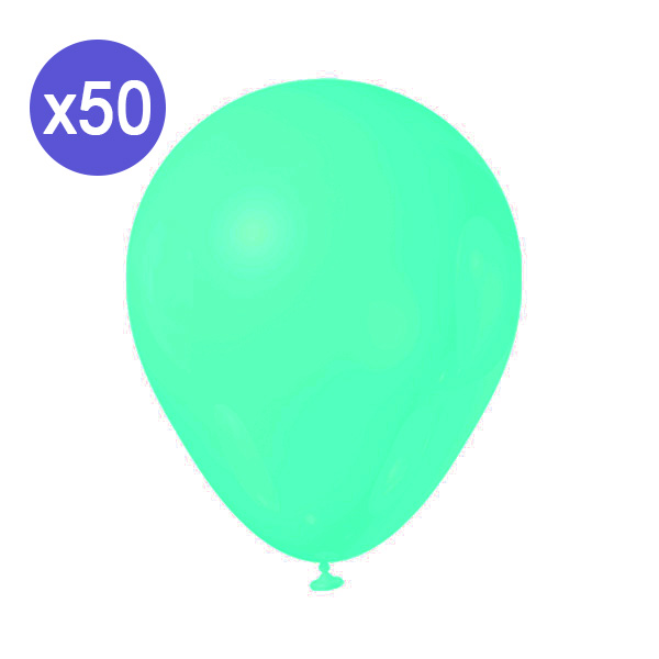 GLOBOS PASTEL DE 50 VERDE 