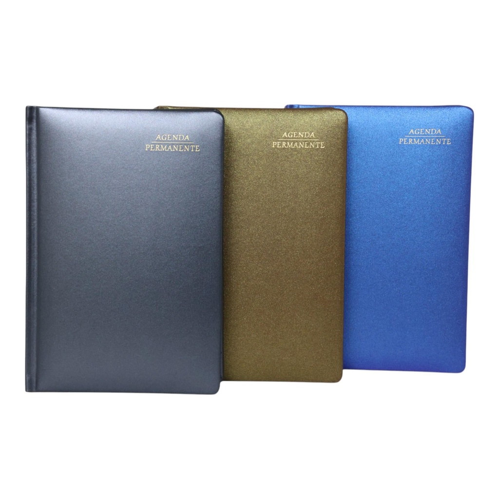 AGENDA PERMANENTE A5 PAPEL BLANCO 196 PAGINAS 14.5x21.1