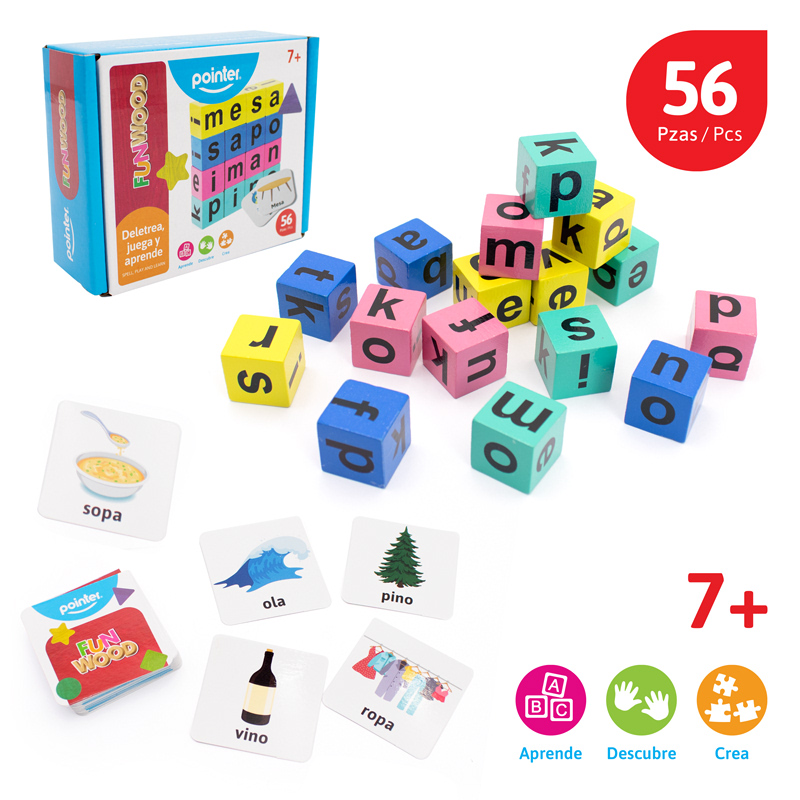 JUEGO DE DELETREO x56PZAS