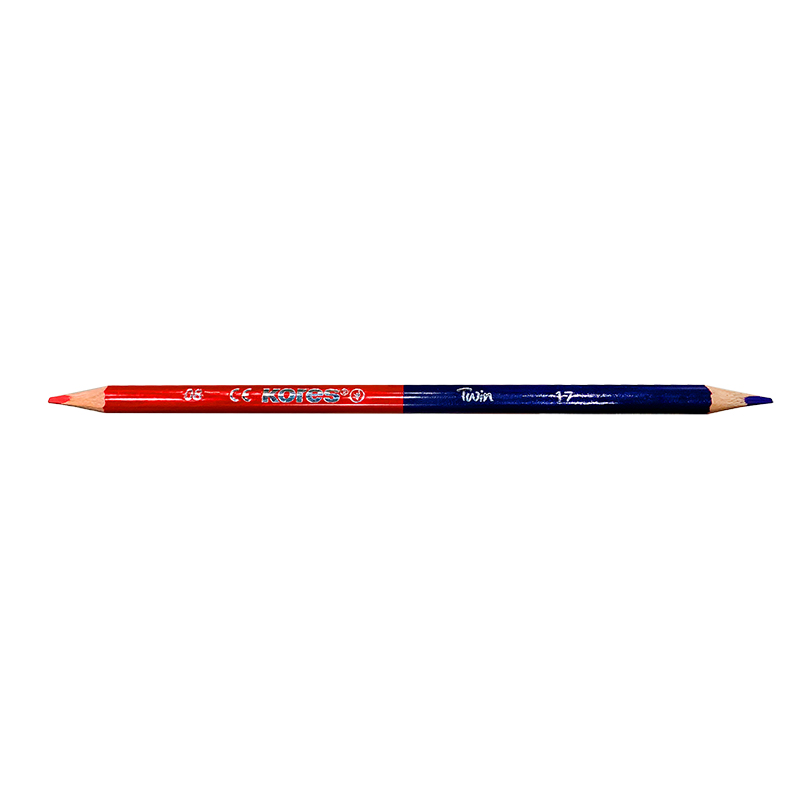 LAPIZ TWIN BICOLOR AZUL/ROJO UNIDAD
