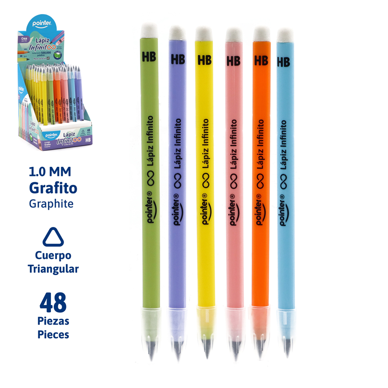LAPIZ INFINITO CON BORRADOR UNIDAD