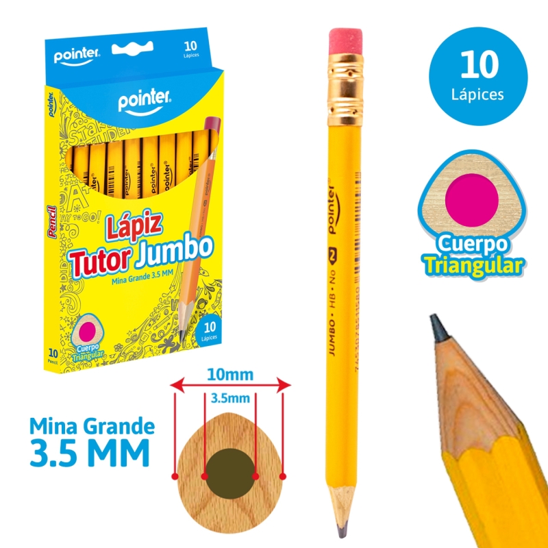 LAPIZ JUMBO TUTOR UNIDAD 