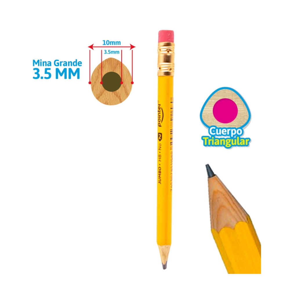LAPIZ JUMBO TUTOR UNIDAD 