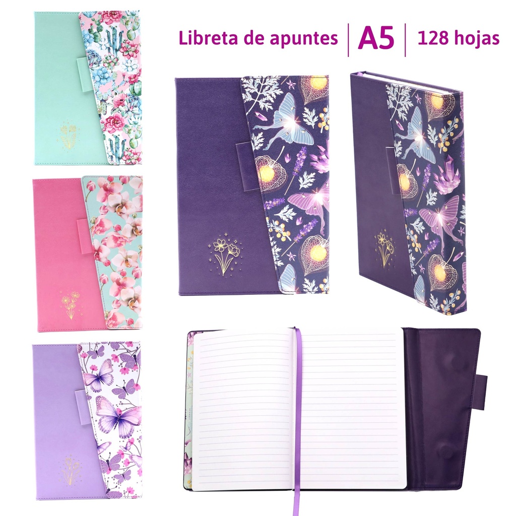 LIBRETA DE APUNTES A5 128 HOJAS