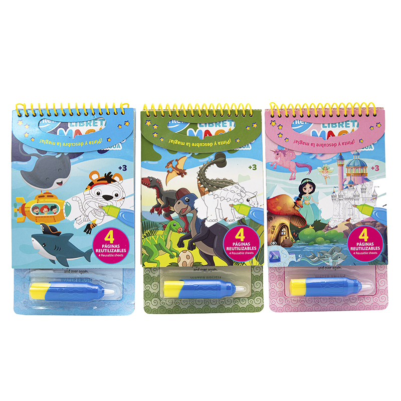LIBRETA MAGICA COLOREANDO CON AGUA